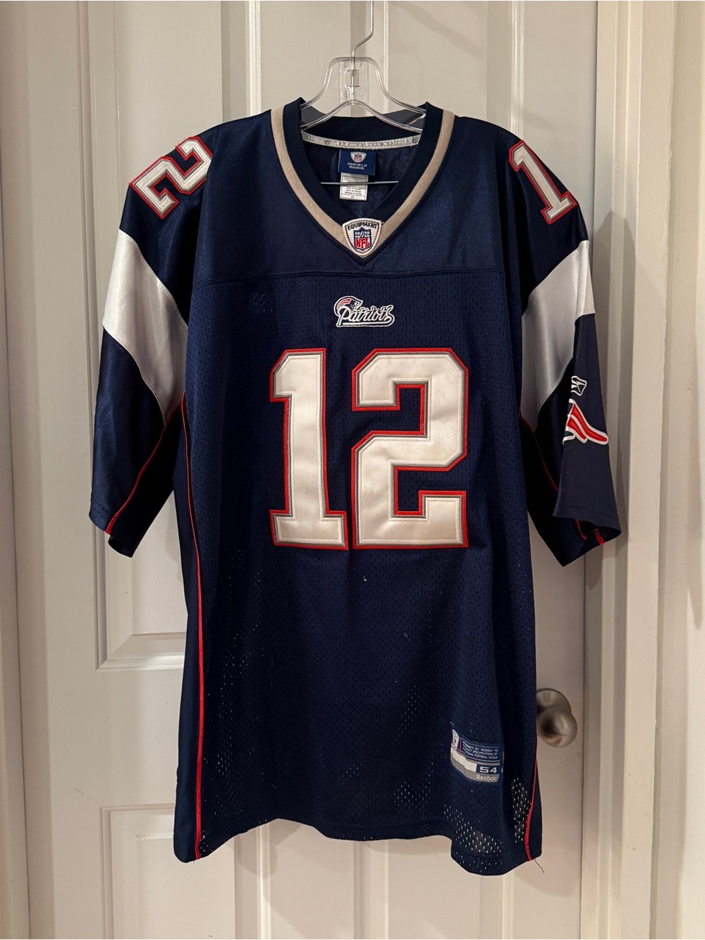 Tom Brady #12 New England Patriots Navy Football Jersey